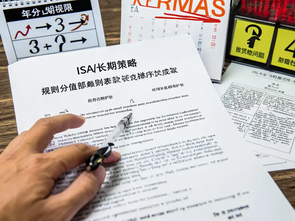 ISA 가입 조건과 운용 규칙을 꼼꼼히 확인하고 장기 투자를 계획하는 모습